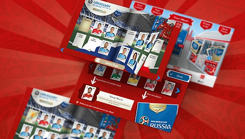 Stickeralbum zur WM in Russland